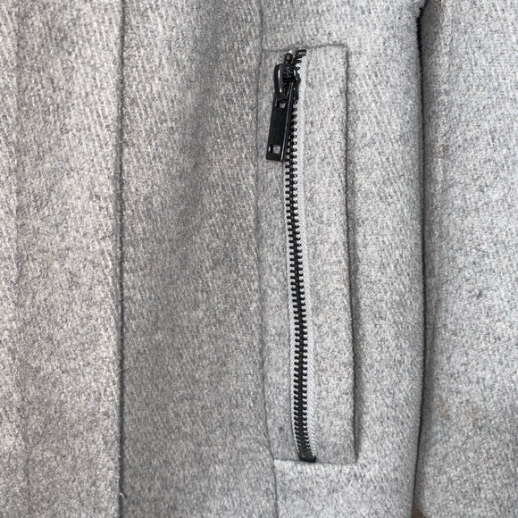 Womens Heather Gray Coat - Picture 5 of 7